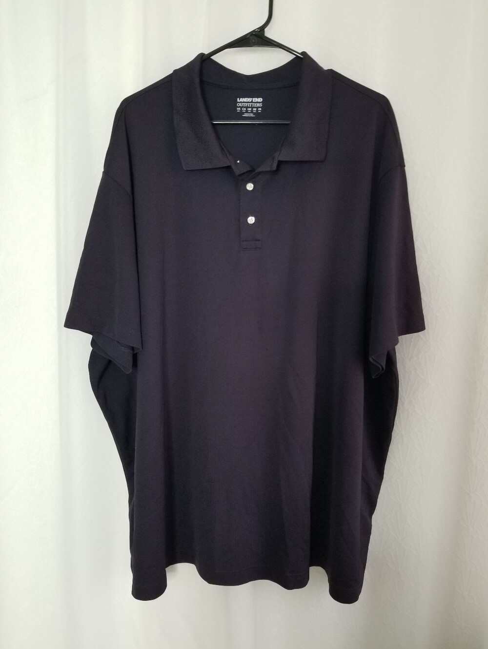 Lands' End Outfitters Men's Dark Blue Polo Shirt 4XL